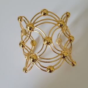Gold colored cuff